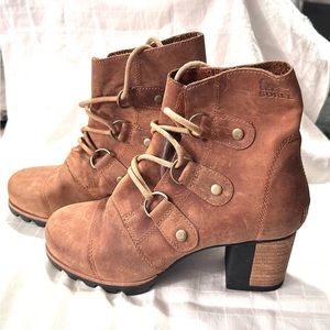 Sorel Women’s Addington lace up boot in elk brown SZ7